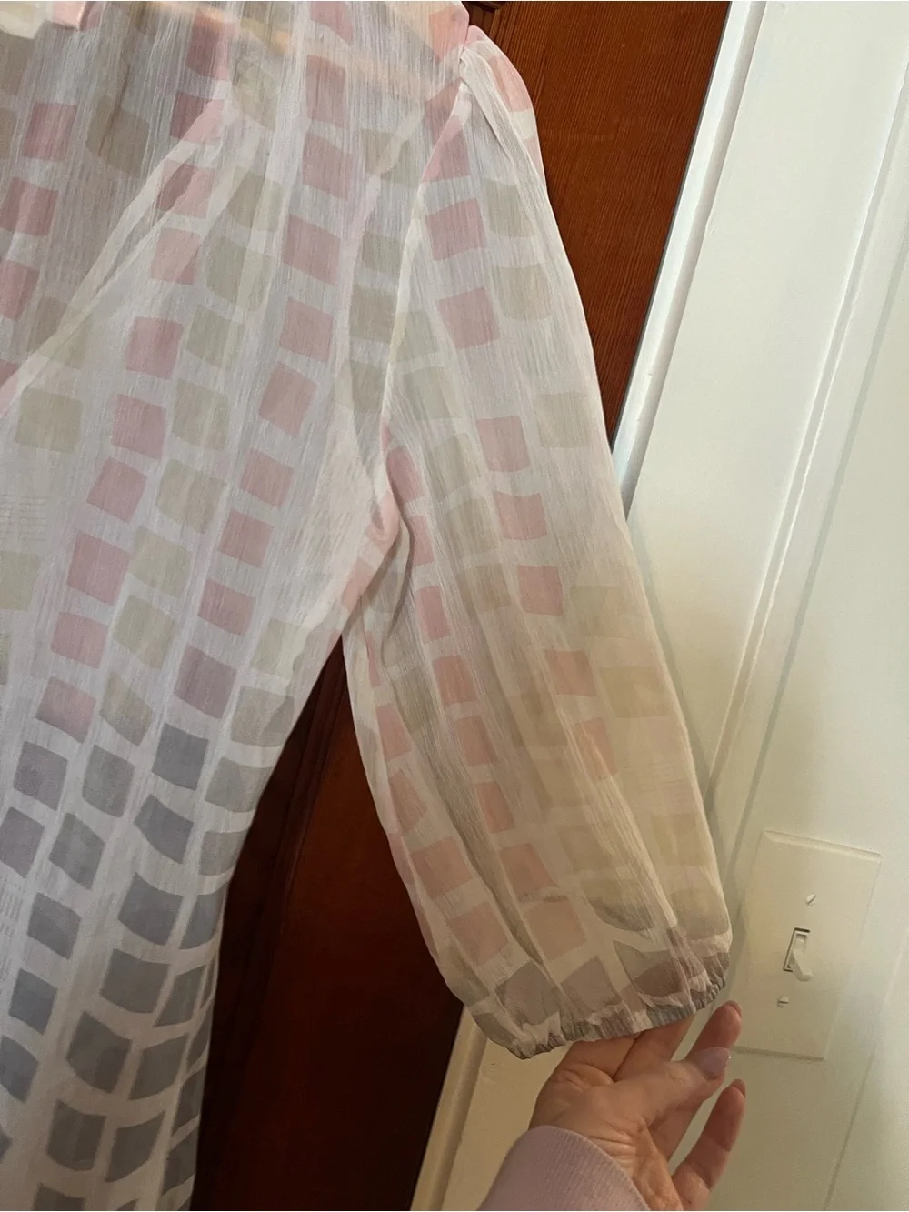Quiksilver Sheer Geometric Swim Cover Up Tunic XS Beach Resort 2011
